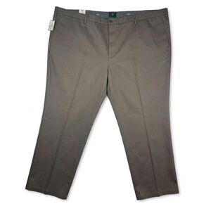 Docker’s Men’s 56x32 Flex Comfort Straight Fit Dark Khaki Pants.